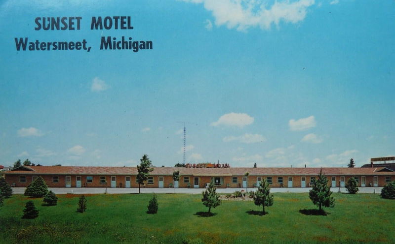 Sunset Motel - Vintage Postcard (newer photo)